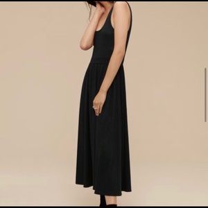 Black Aritzia Sweater Maxi Tank Dress